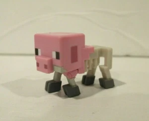 Minecraft Mini-Figures Spooky Series 9 1" Skeleton Pig Mini Figure Mojang - Picture 1 of 3