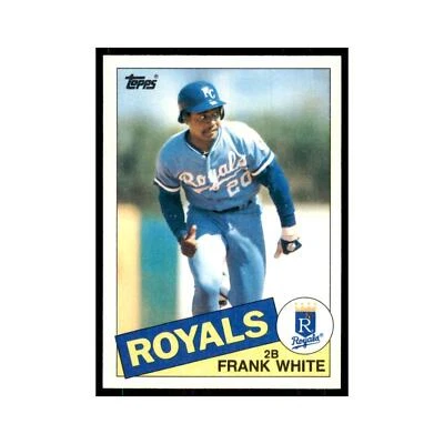 1985 Topps Frank White Baseball Cards #743 - Image 1 of 3
