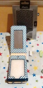 iPod Touch 4th generation PU High Gloss Leather padded flip case with mirror, - Picture 1 of 6