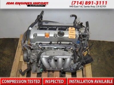 2003 2004 2005 2006 2007 JDM HONDA ELEMENT 2.4L 4-CYLINDER ENGINE K24A #2 - Image 1 of 4