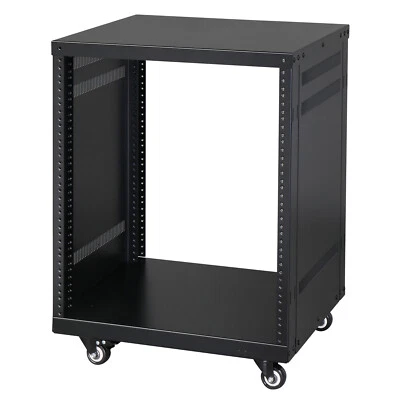 19in 12U Component Rack Cabinet DJ Equipment Cabinet Audio Network Server Case - Image 1 of 4