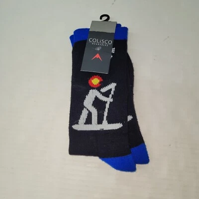 Calcetín Colisco Stand Up Paddle Board Negro Gráfico Bambú Talla Única Senderismo Nuevo Foto 1 de 4