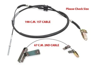 For SUZUKI Parking Hand Brake Cable Set 1 & 2 SJ413 SJ410 SIERRA SAMURAI ECs - Foto 1 di 8