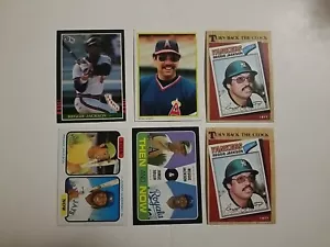 Lotto 6 carte Reggie Jackson Mr. October - Foto 1 di 2