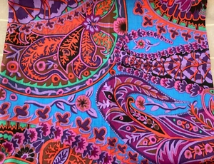 Kaffe Fassett PAISLEY JUNGLE PURPLE PG60 1/2 yard original issue - Picture 1 of 1