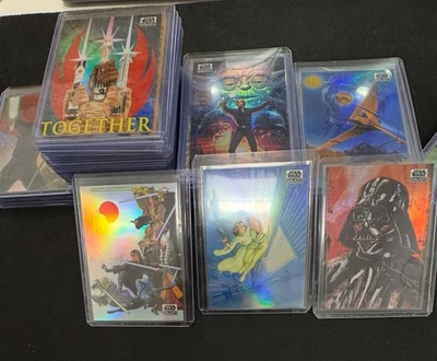 2021 Topps Chrome Star Wars Galaxy Complete REFRACTOR Base Set 1-100 KUROSAWA!!! - Image 1 of 4