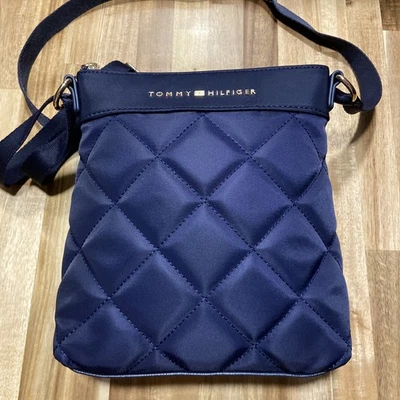 Bolso Bandolera Tommy Hilfiger Acolchado Azul Marino Nuevo con Etiquetas Foto 1 de 4