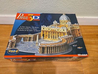 Puzz3D Wrebbit Foam Puzzle St Peter’s Basilica The Vatican, Complete And Unbuilt - Image 1 of 4