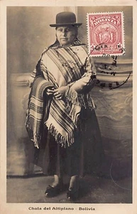 Bolivia - Chola del Altiplano - POSTAL FOTO - REAL PHOTO - Ed. Arno Hermanos - Picture 1 of 2
