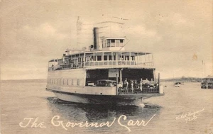 The Governor Carr Ferry Boat Newport, RI Violet Hayward 1946 Vintage Postcard - Picture 1 of 2