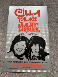 Cilla At The Palace - Cilla Black - Jimmy Tarbuck - London Theatre Poster - Picture 1 of 1