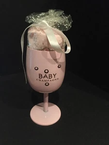 Baby Champagne Cup Pink With Bodysuit Size 3-6 Mos - Picture 1 of 4
