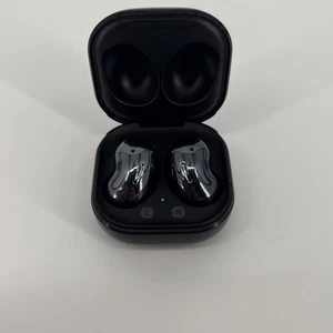 Samsung Galaxy Buds Live Wireless In-Ear Headset - Mystic Black. Tested Works! - Photo 1 sur 7