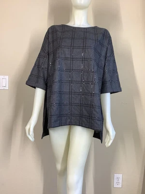 Brunello Cucinelli上衣,带亮片和珠子 — 第 1/4 张图片