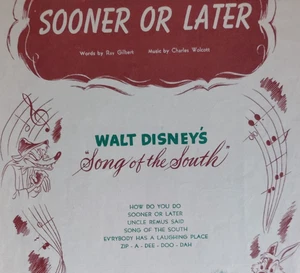 Alte Noten früher oder später 1946 Walt Disneys früher oder später - Bild 1 von 5