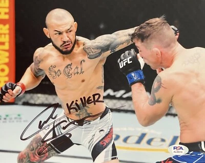 Foto autografiada firmada por Cub Swanson UFC Fighter 8x10 MMA PSA/DNA Foto 1 de 2