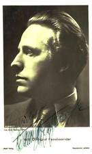 Willi D.Fassbaender Original Signature On Ross Card No. 8904 F