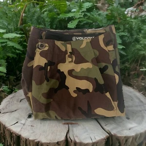 Volcom Frickin Surf & Turf Men’s Shorts Size 31 4-Way Stretch Camouflage Camo - Picture 1 of 9