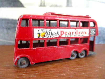 MATCHBOX CARS 1958 ~ Trolebús Lesney #56 Red London ~ 'Bebe Peardrax' ~ De colección Foto 1 de 4