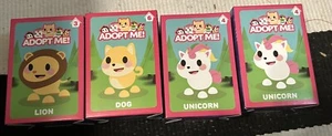 McDonald's 2024 ADOPT ME Happy Meal NUOVO lotto di 4 giocattoli NON APERTI #4, 4, 3 e 6 - Foto 1 di 1