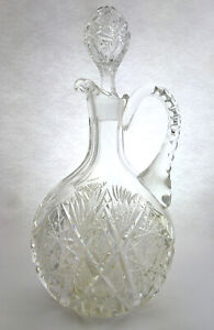 Crystal Glass Carafe Approx. 1900 Baccarat