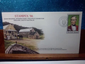 First Day Cover📮(PSE) Stamped '86 Asian Regional Int. 1986 📮Norfolk Island - Picture 1 of 2