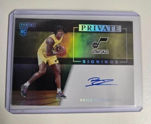 2023-24 Panini Baloncesto Firmas Privadas Brice Sensabaugh RC Autógrafo en Tarjeta - Imagen 1 de 2