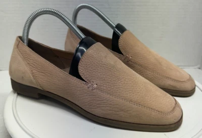 Lucky Brand Canyen Mujer 5.5 36 Cuero Mocasín Zapatos Sin Cordones Vestido Rosa Guijarro Foto 1 de 4