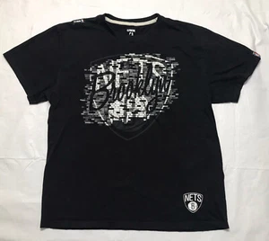 UNK Brooklyn Nets Black T Shirt Men's Size Large SS NBA Basketball - Picture 1 of 7