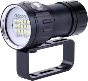 Diving Flashlight, 18000 Lumen IPX8 Waterproof Torch Scuba Dive... - Picture 1 of 8