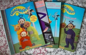 1998 Vintage  4 Teletubbie Summer Coloring Activity Books total 184 pgs - Afbeelding 1 van 9