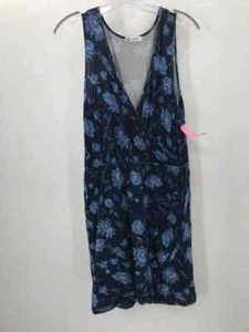 Pre-Owned Carve Designs Blue Size Medium Wrap Knee Length Sleeveless Dress - Picture 1 of 3