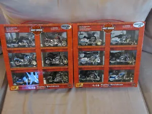 Harley-Davidson 1:18 Die Cast Collection VNTG 1999 nuovi set #-1 e #-2 - Foto 1 di 9