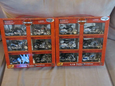 Harley-Davidson 1:18 Die Cast Collection VNTG 1999 juegos nuevos #-1 y #-2 Foto 1 de 4