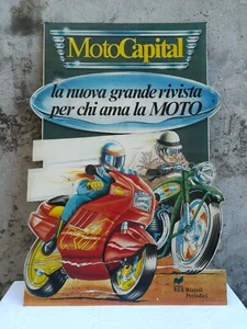 TARGA MANIFESTO PUBBLICITARIO MOTOCAPITAL BMW K1 VINTAGE ORIGINALE - Bild 1 von 14