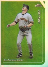 1999 Topps Chrome Baseball Refractor #330 Jeff Kent 