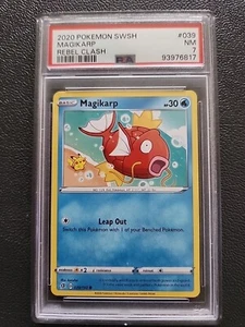 magikarp 39/192 Rebel Clash PSA 7 POP 1 - Picture 1 of 4