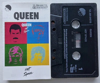QUEEN - HOT SPACE (EMI 1A26464773) 1982 EUROPE CASSETTE TAPE - Image 1 of 3