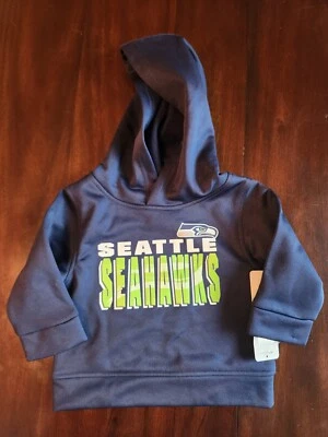 Seattle Seahawks NFL blue pullover infant sweatshirt size 12mo nwt - Image 1 of 4