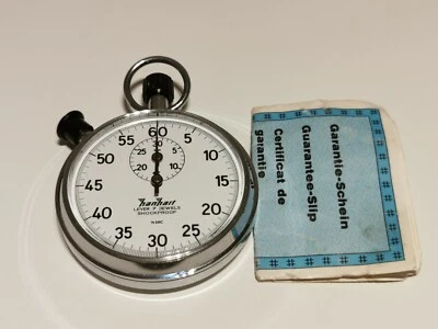 CRONÓMETRO CRONÓMETRO VINTAGE ALEMANIA SPORT WORKS 1/5 SEG "HANHART" 7 JOYAS Foto 1 de 4