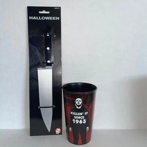 MICHAEL MYERS HALLOWEEN 2018 CUCHILLO DE COCINA Y CUP KILLIN DISFRAZ UTILERÍA MATTMF107 - Imagen 1 de 1