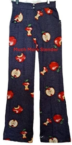 Womans Crazy Vtg 70s Pants 0 - Picture 1 of 3