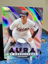 2022 Topps Finest - Aura of Excellence #AE-JMA Joe Mauer