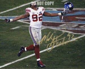 Michael Strahan Signed 8X10 Photo Autograph New York Giants