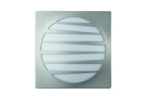 Massive Wandaussenleuchte Altea Energiespar Gestreift Silber Grau EEK A - Bild 1 von 2