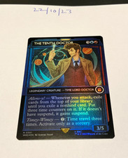 Magic the Gathering MTG The Tenth Doctor x1 Mythic Showcase FOIL Card NM/M