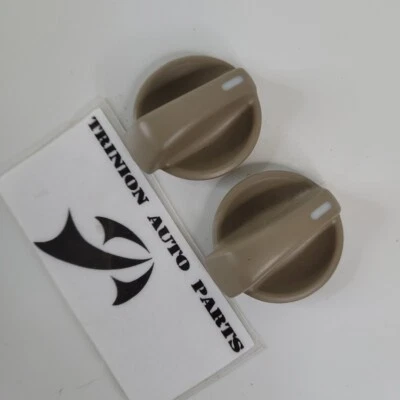 1999-2004 Honda Odyssey Rear 2nd Row AC Heater Knobs Tan Set of 2 OEM - Image 1 of 4