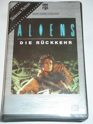 CBS/FOX silber - Aliens - VHS/SciFi-Action/Sigourney Weaver/'86 - Bild 1 von 2