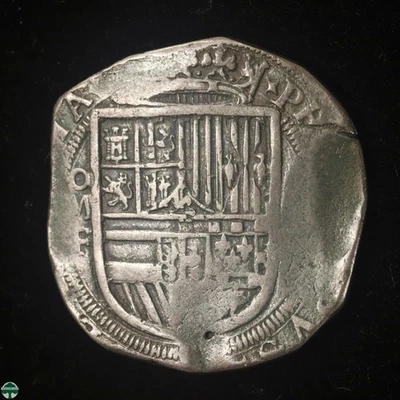 Mexico Colonial Spain Cobb - Mo Phillip(V?) Piece of 8 Pirate Treasure Very Fine - Image 1 of 4