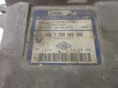 Centralina RENAULT KANGOO 1 PHASE 1 7700114868 - Immagine 1 di 2